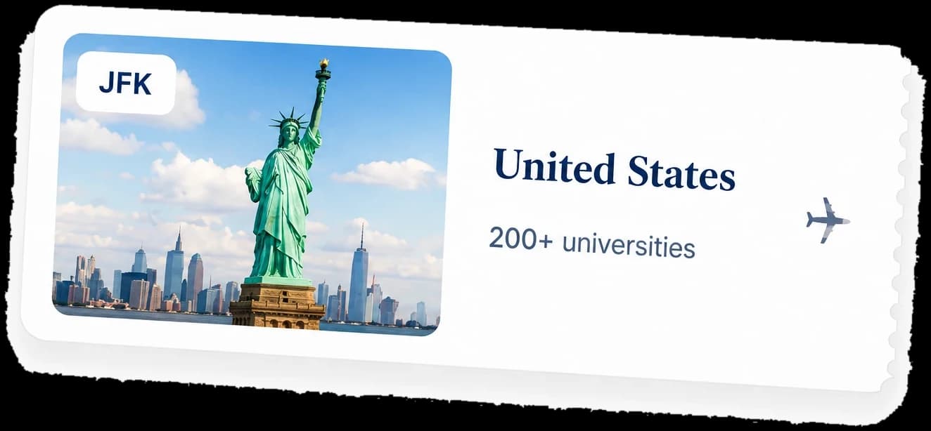 United States — 200+ universities
